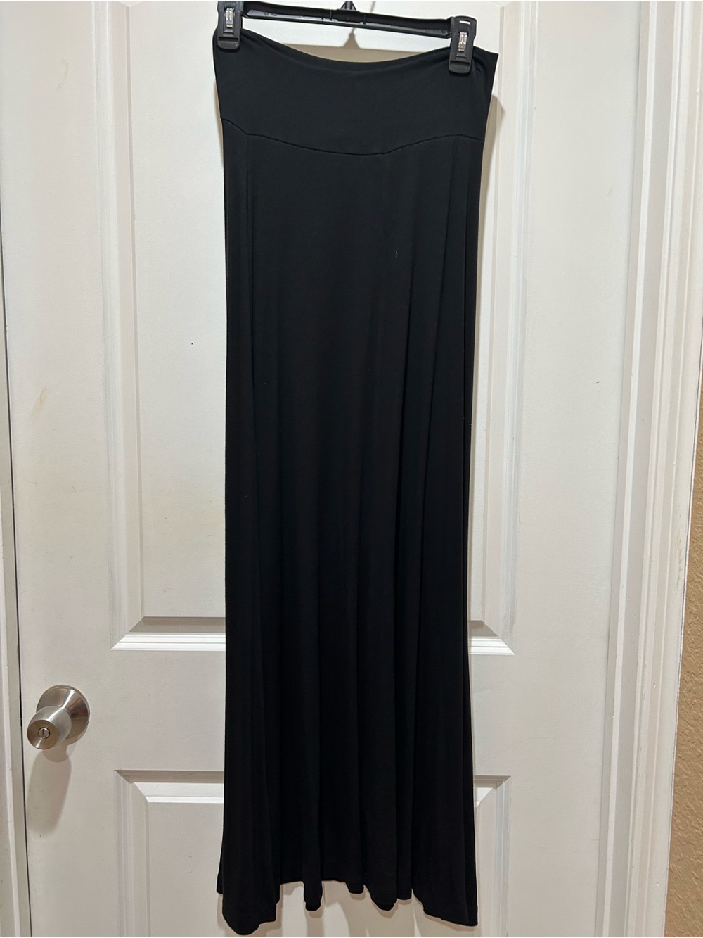 Victoria's Secret Black Maxi Skirt with Wide Waistband